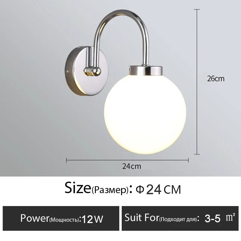 lustre nordique moderne en chrome avec éclairage led