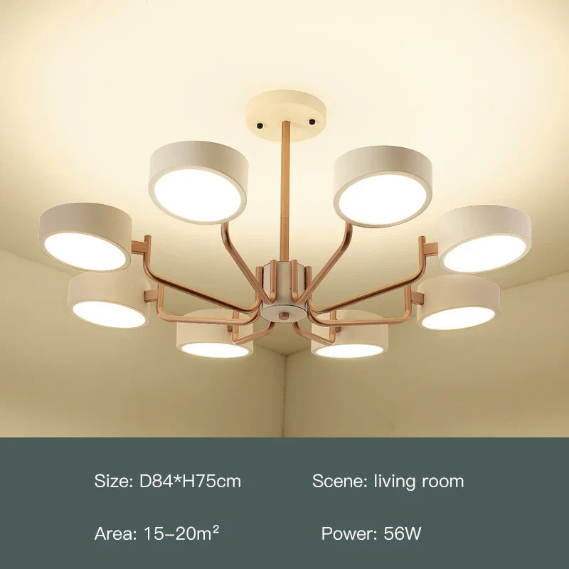 lustre moderne simple pour éclairage intérieur design élégant