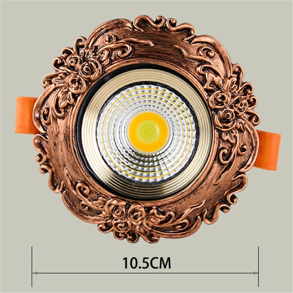 spot led encastrable rétro pour décoration style campagnard