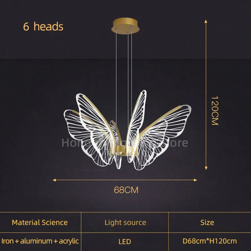 lustre nordique moderne à led design créatif décoratif