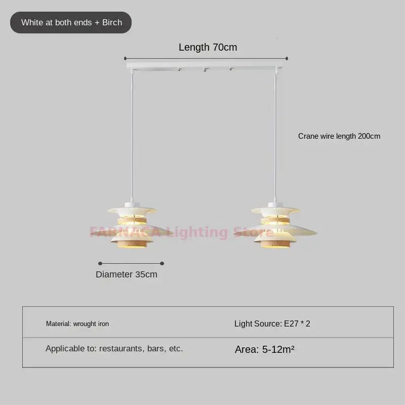 lustre design nordique créatif style japonais pour bar et salon