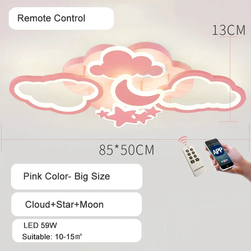 Plafonniers pour chambre d'enfant Pépinière LED Princesse Bébé