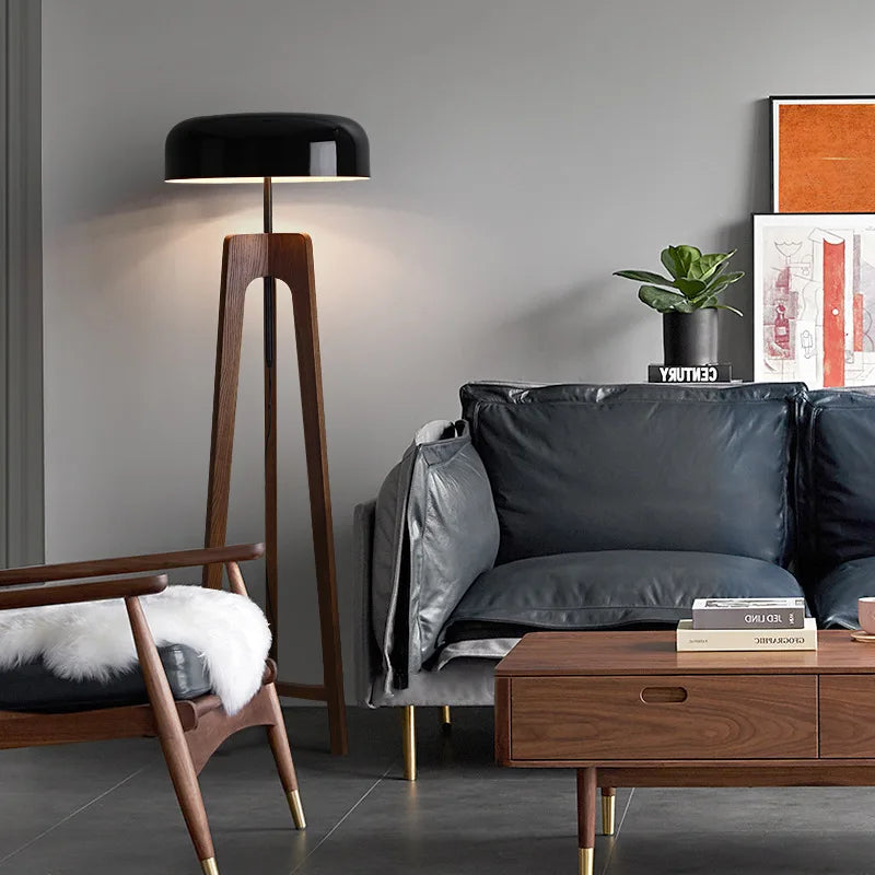 Pileo Porada – lampadaire classique en bois