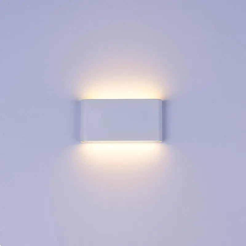 applique murale moderne étanche en aluminium pour extérieur décoratif