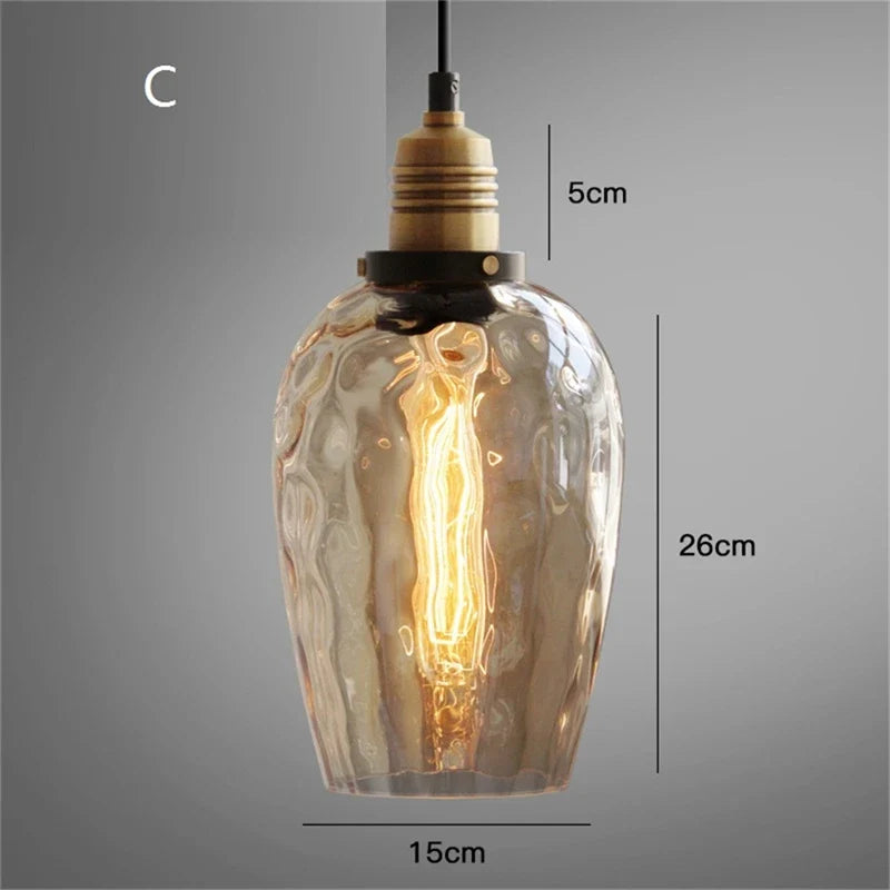 suspension modernes en verre pour éclairage de plafond