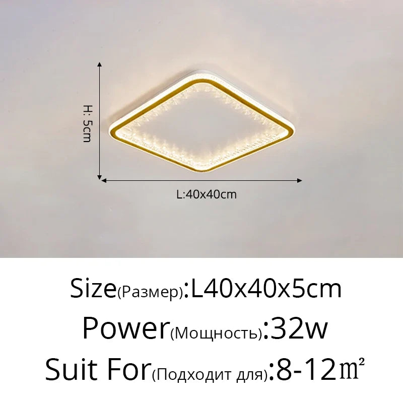 plafonnier moderne à leds avec télécommande design créatif intérieur