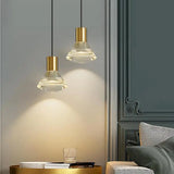 suspension LED en forme de diamant moderne et élégante
