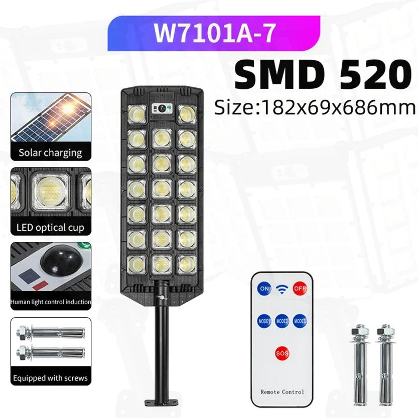 20000W Split Solar Street Light Outdoor Aluminum Solar Street Light Garden Sunlight House Remote Control Waterproof Wall Lamp