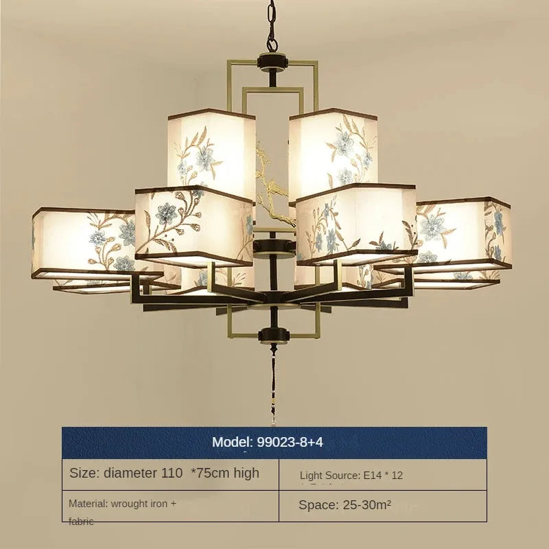 lustre chinois suspendu style moderne pour une ambiance simple