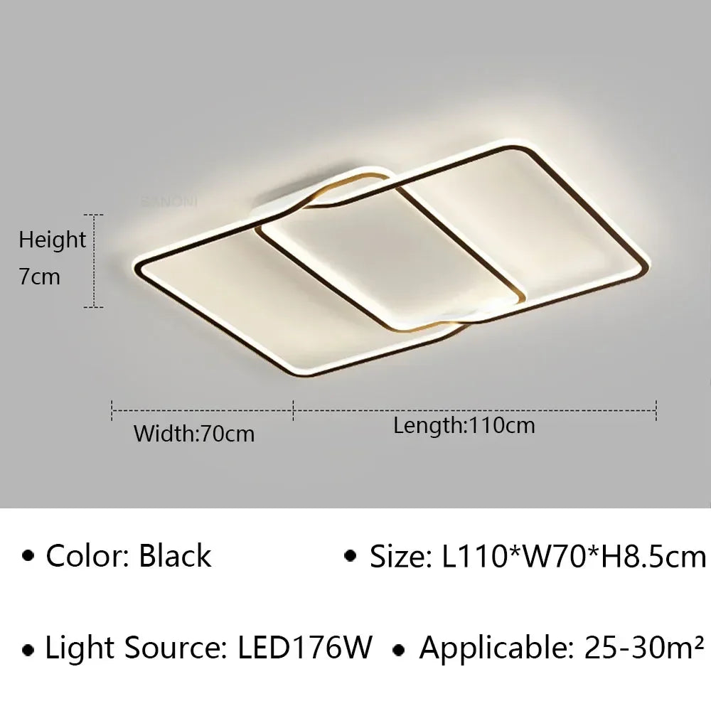 plafonnier led moderne pour décoration intérieure et ambiance chaleureuse