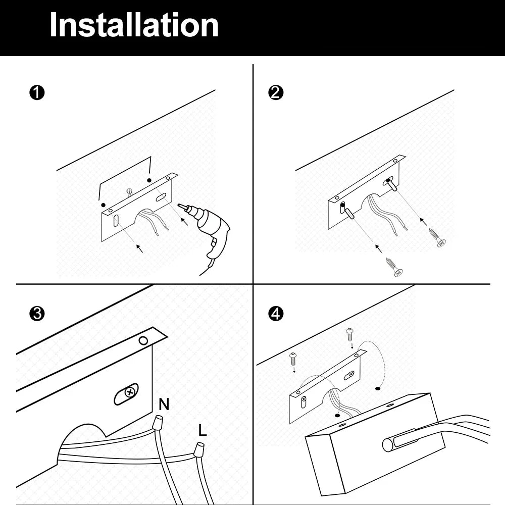 Applique murale LED moderne AC90-260V
