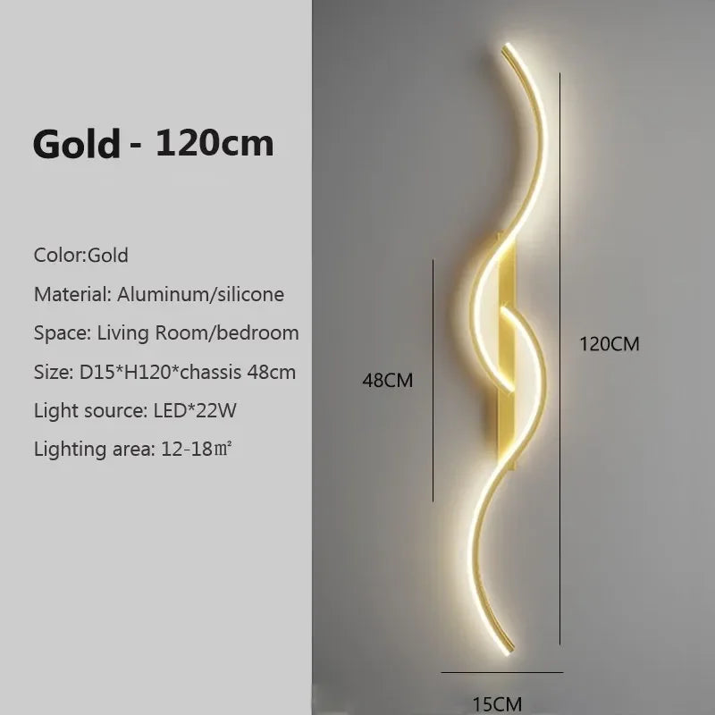 Applique murale LED moderne et minimaliste