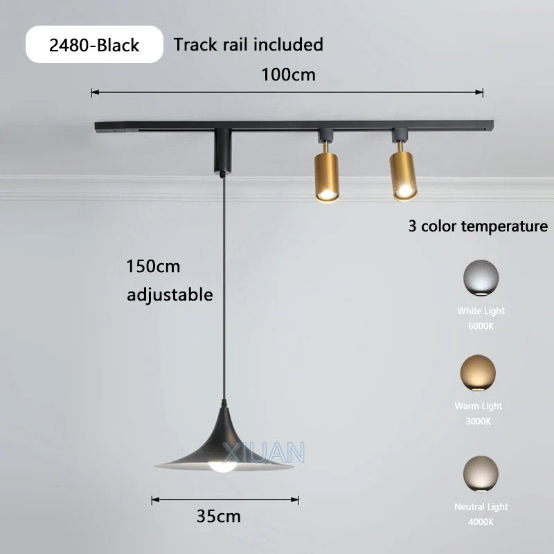table à manger wabi-sabi rétro éclairage led sur rail