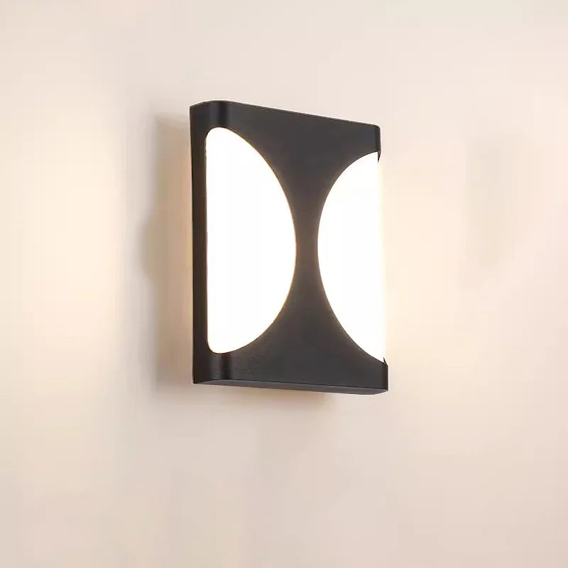 applique murale led extérieure moderne et étanche pour jardin et allée