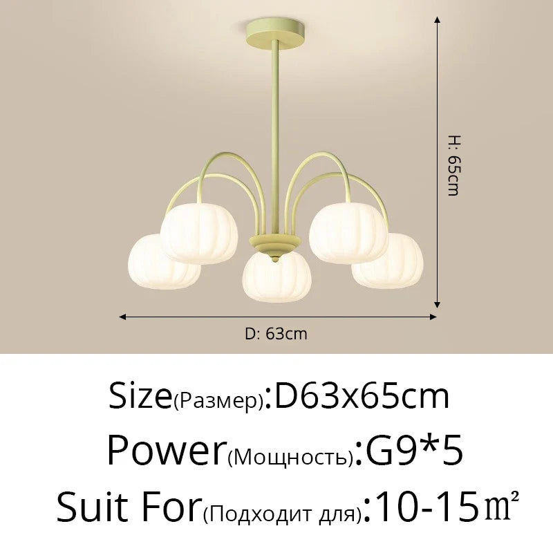 lustre moderne style pastoral pour une atmosphère chaleureuse créative