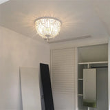 French Style Retro Pendant Lights For Living Room  Bedroom Children'S Room Princess White Wood Bead Decorative Indoor Lighting