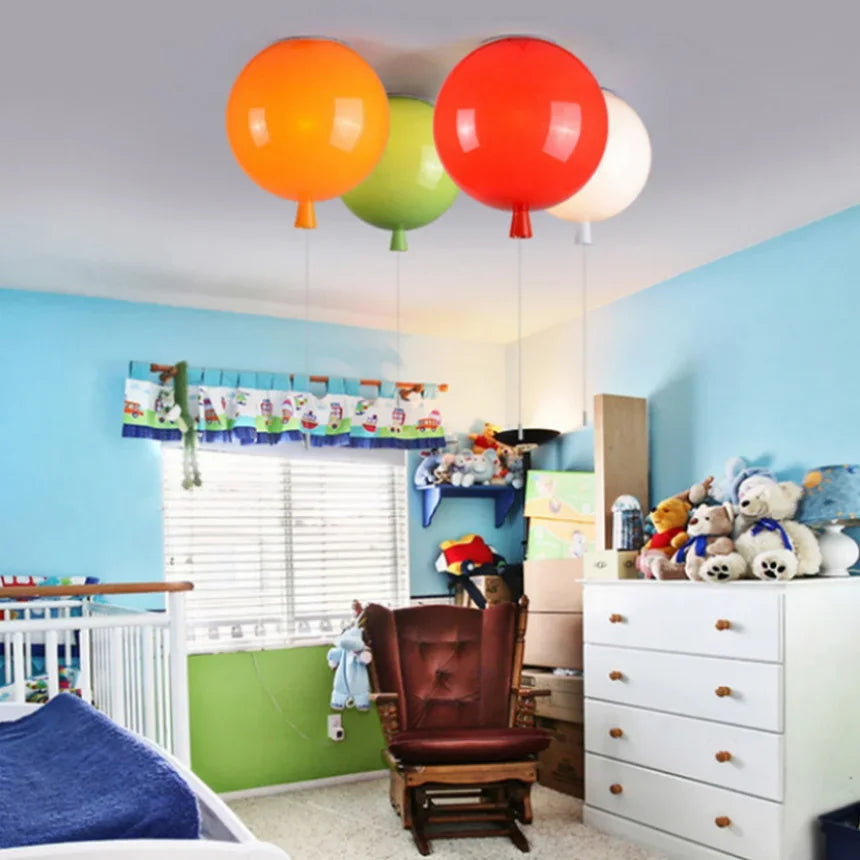 plafonnier ballon moderne pour enfants décoration école boutique
