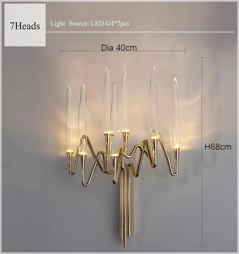 applique murale moderne de luxe pour décoration intérieure 2024