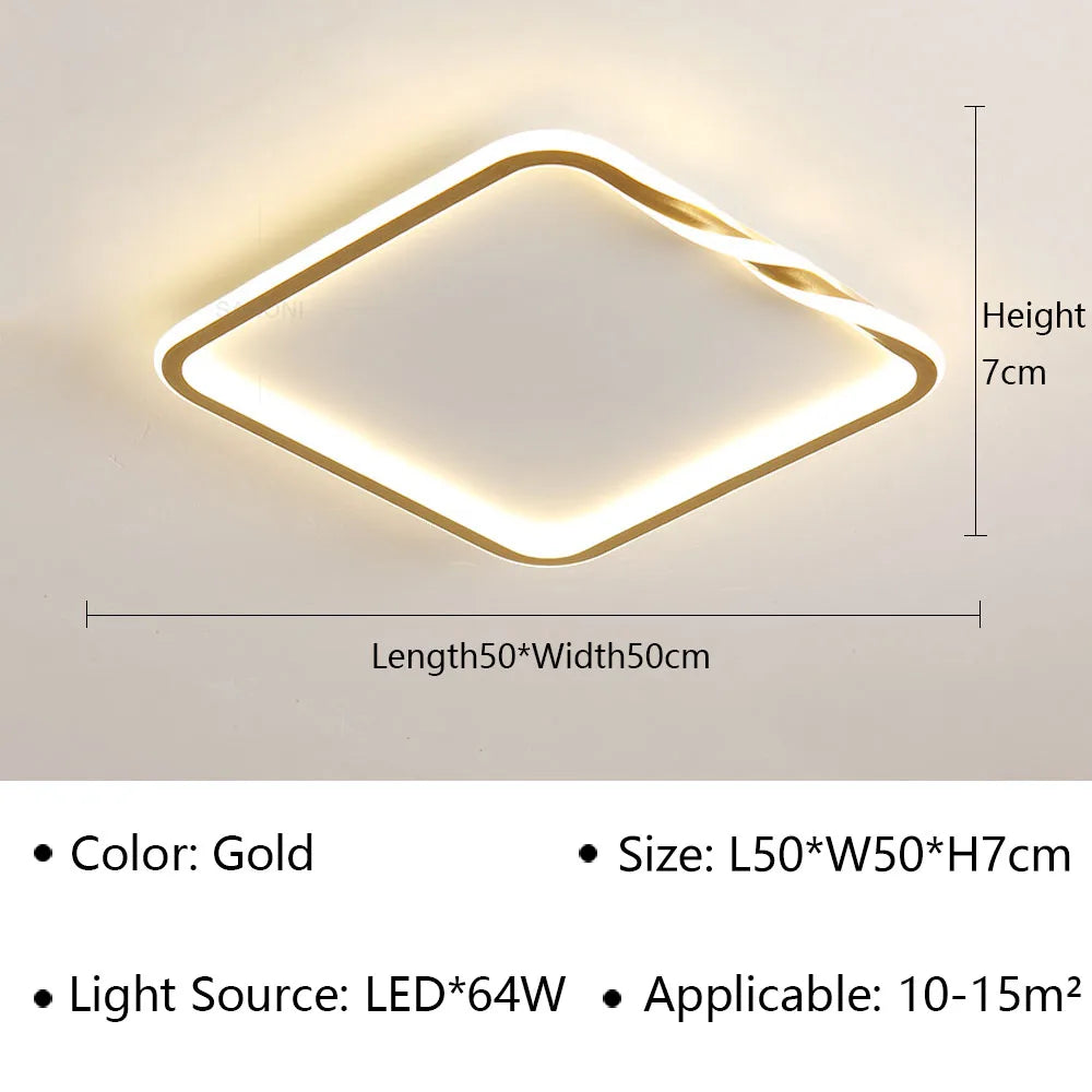plafonnier led moderne pour décoration intérieure élégante et contemporaine