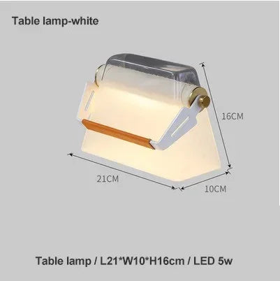 lampe de chevet créative en verre design nordique