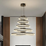 lustre suspendu en acrylique éclairage à led moderne
