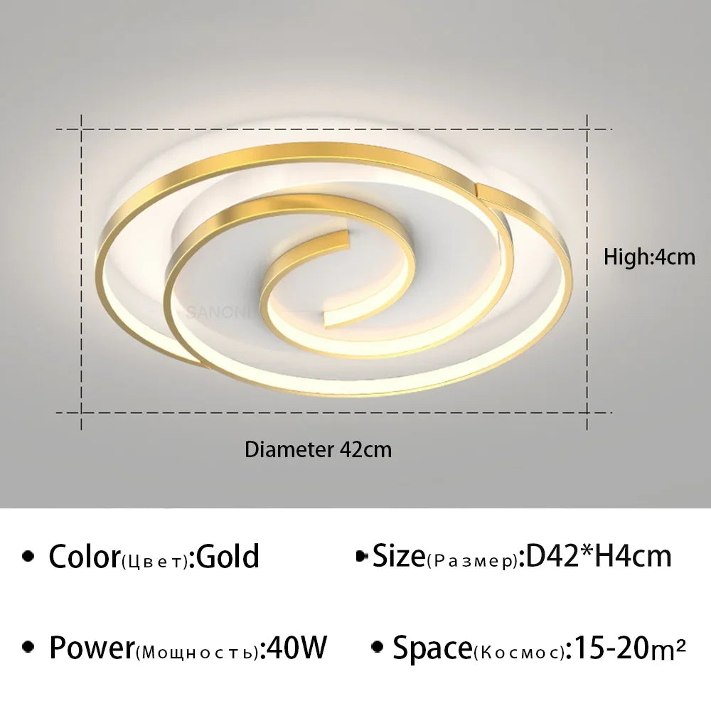 plafonnier led moderne pour décoration intérieure élégante