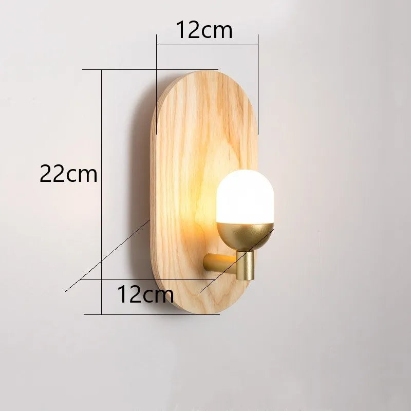 applique murale en bois design nordique pour décoration intérieure