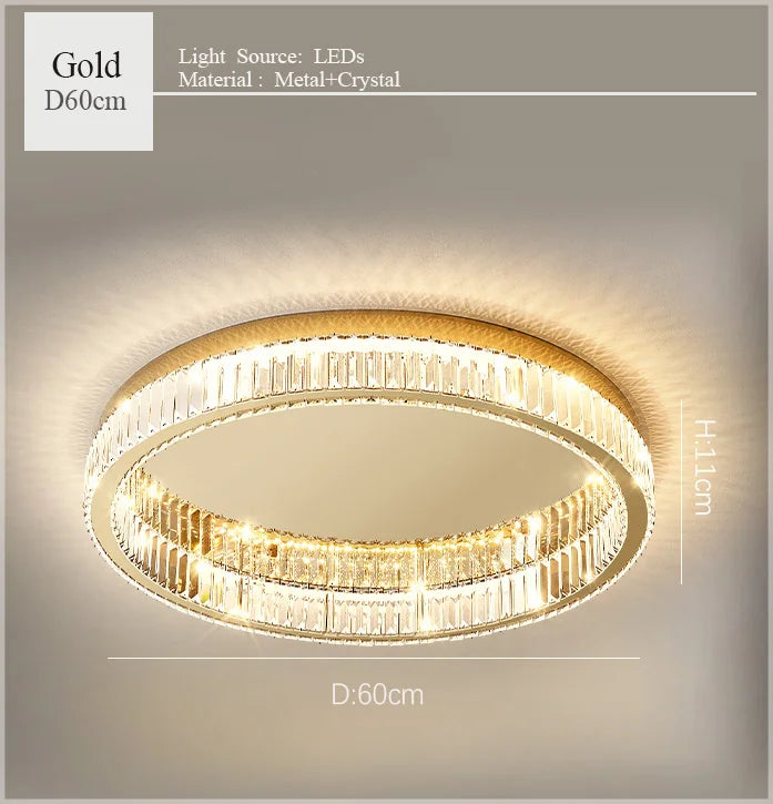 2024 Originality Personality Luxury Crystal Chandelier Lighting For Living Room Bedroom Study Crystal Ceiling Lamp