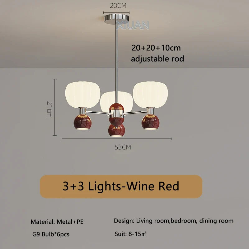 lustre led moderne haut bas éclairage intérieur suspendu