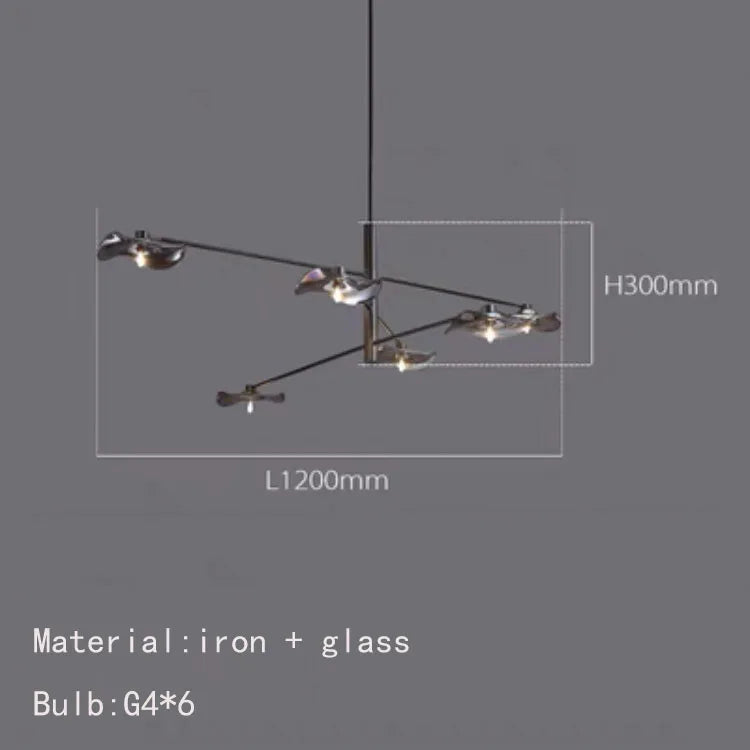 lustre en verre suspension métal ampoule g4 hauteur ajustable