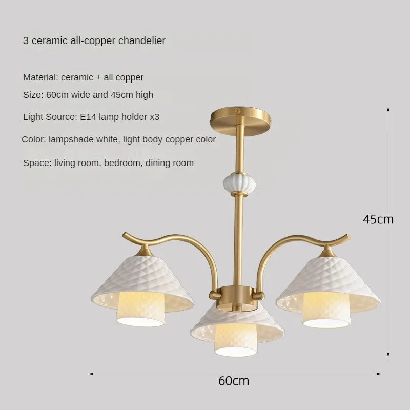 lampe de bureau en céramique cuivre avec angle réglable