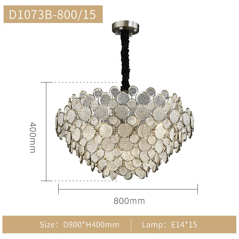 2023 Light Luxury LED Ceiling Chandelier Trend Villa Living Dining Room Pendant Lamp Modern Lustre Bedroom Hanging Light Fixture