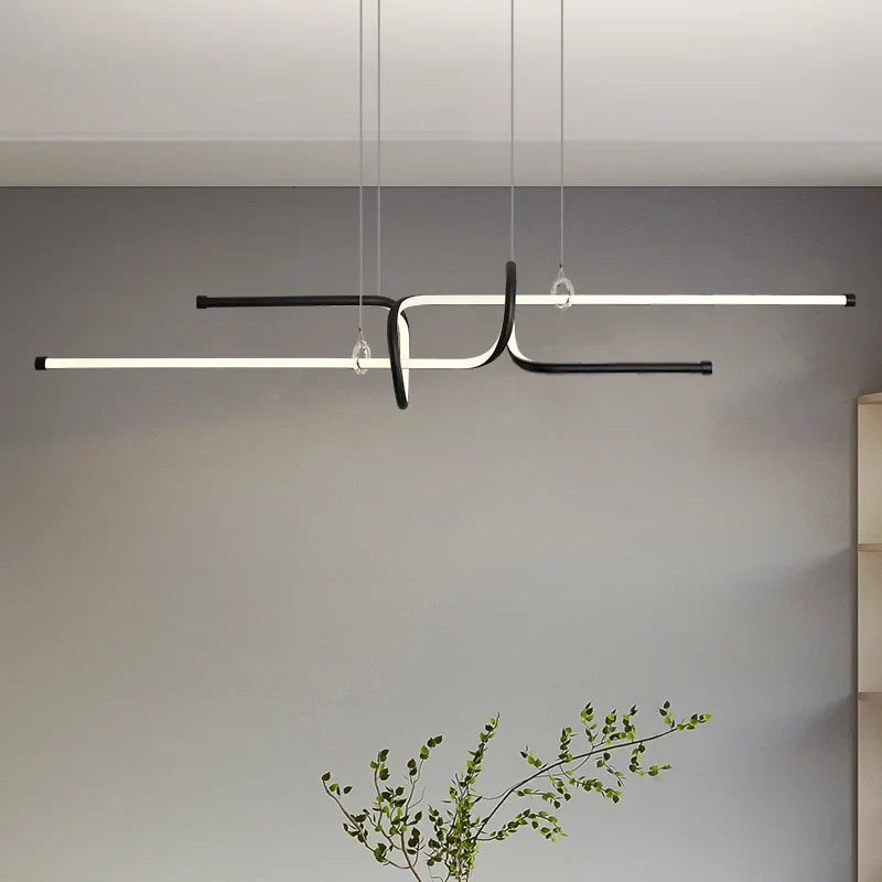 lustre moderne luxe suspendu éclairage design élégant