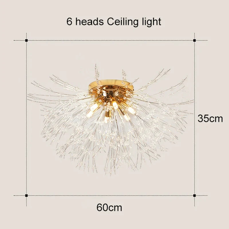lustre à led moderne style nordique pour décoration intérieure