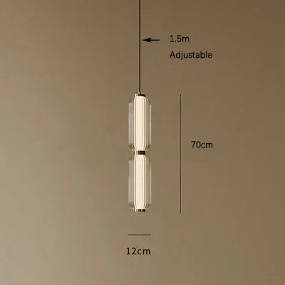 lustre américain de luxe en led pour restaurant moderne