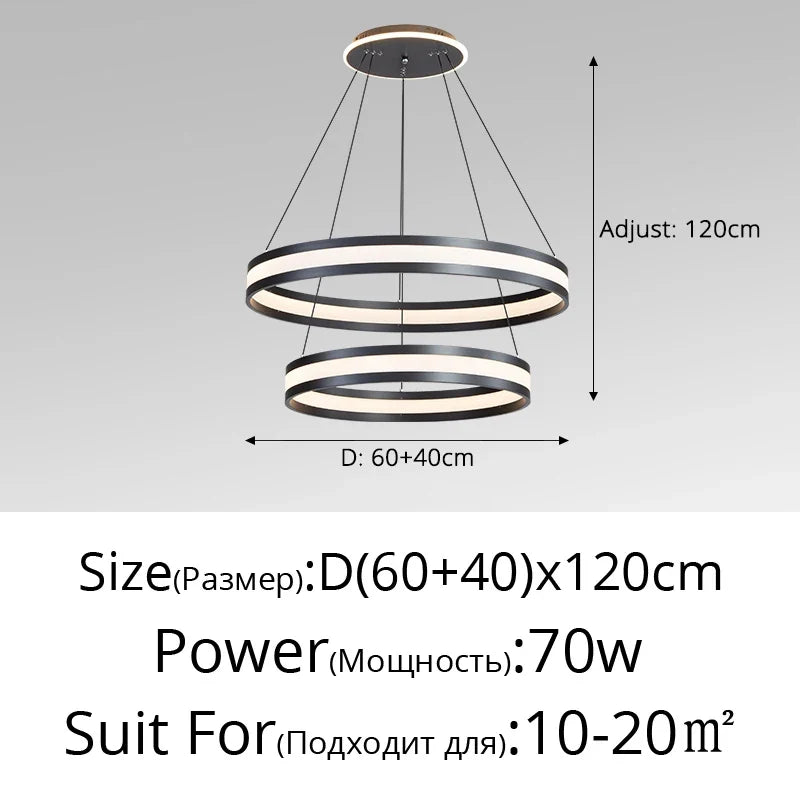 lustre minimaliste moderne italien pour une ambiance luxueuse