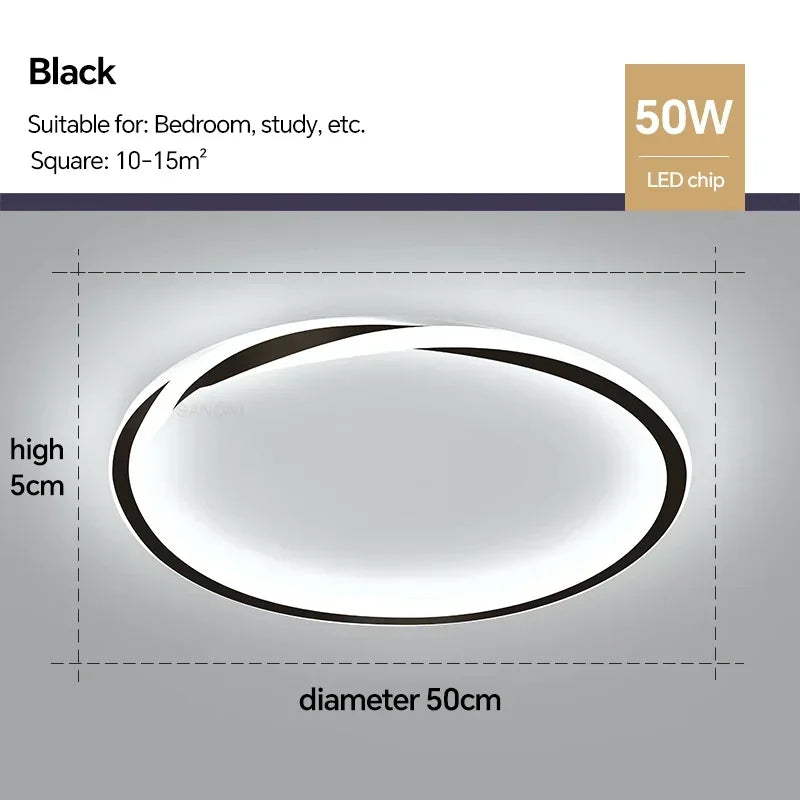 plafonnier led moderne pour décoration intérieure élégante