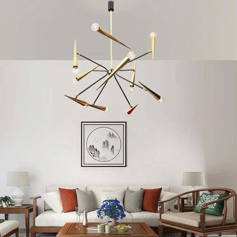 suspension nordique design industriel éclairage moderne pour intérieur