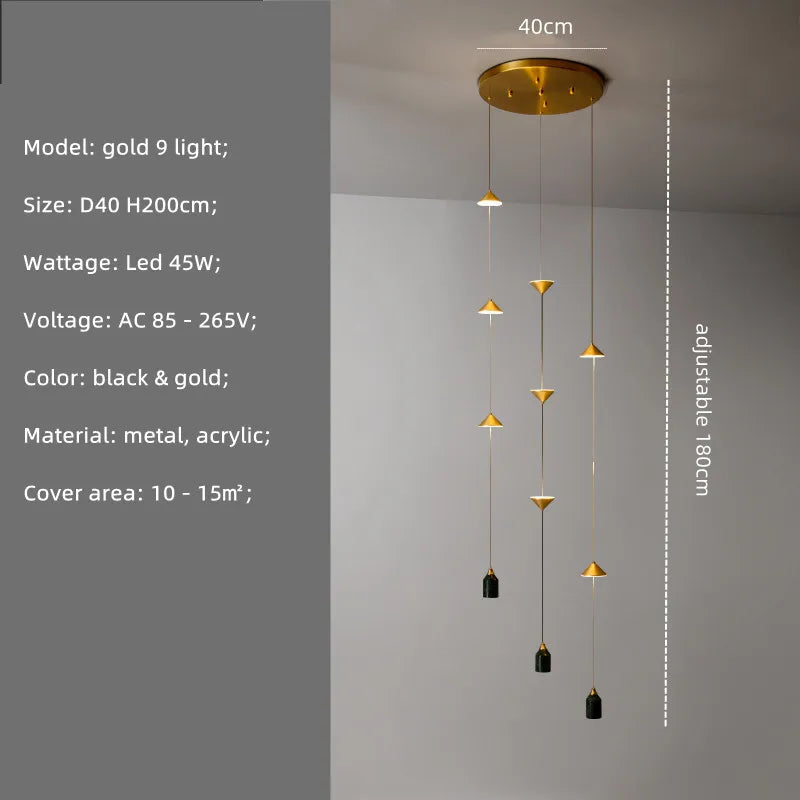 Minimalisme nordique chevet lampadaire Led moderne Simple réglable en métal lampadaire marbre canapé décor éclairage Led Luminaria