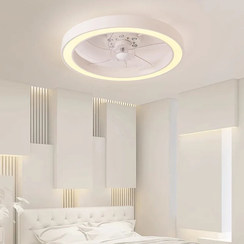 Modern LED Fan Light Remote Control Timed Electric Fan Bedroom, Living Room Decoration, Home Decoration LED Ceiling Fan Light