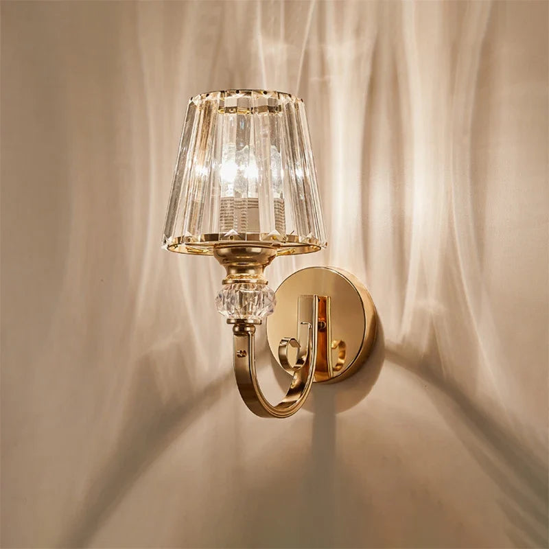 applique murale moderne en verre design nordique élégant pour décoration intérieure