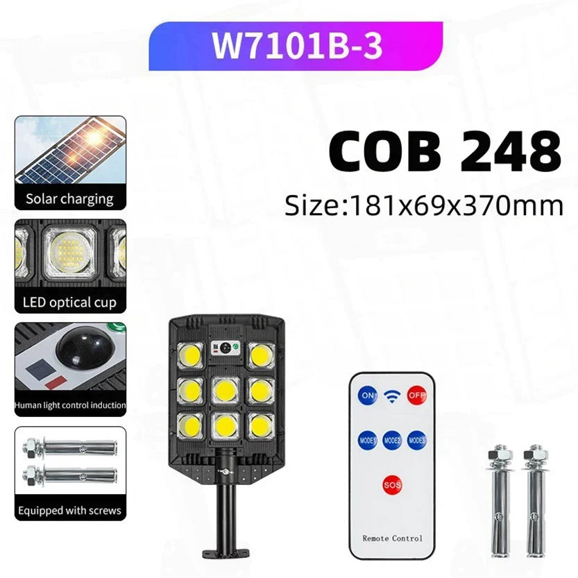 20000W Split Solar Street Light Outdoor Aluminum Solar Street Light Garden Sunlight House Remote Control Waterproof Wall Lamp