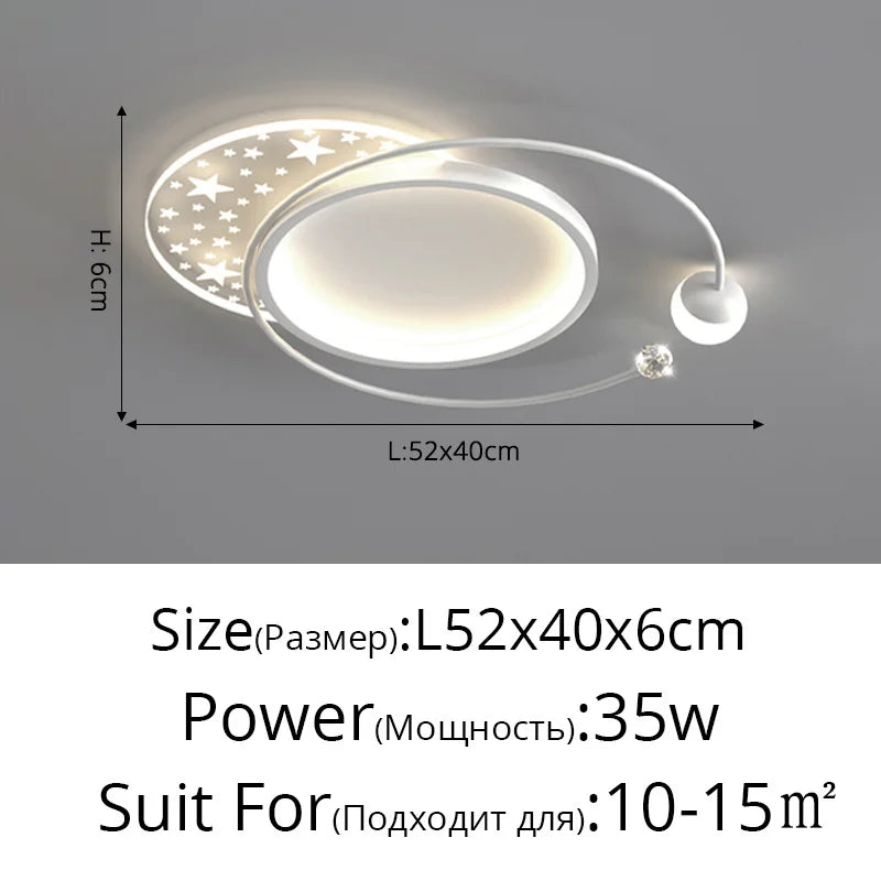 plafonnier led doré style nordique créatif pour toute la maison