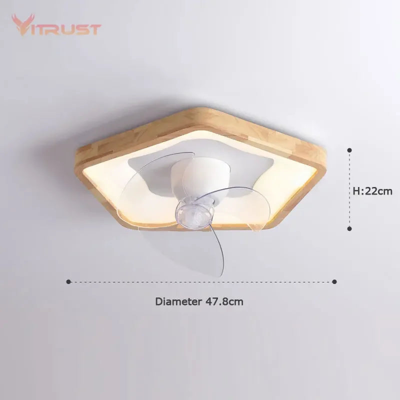 plafonnier oscillant créatif nordique avec lumière led et télécommande