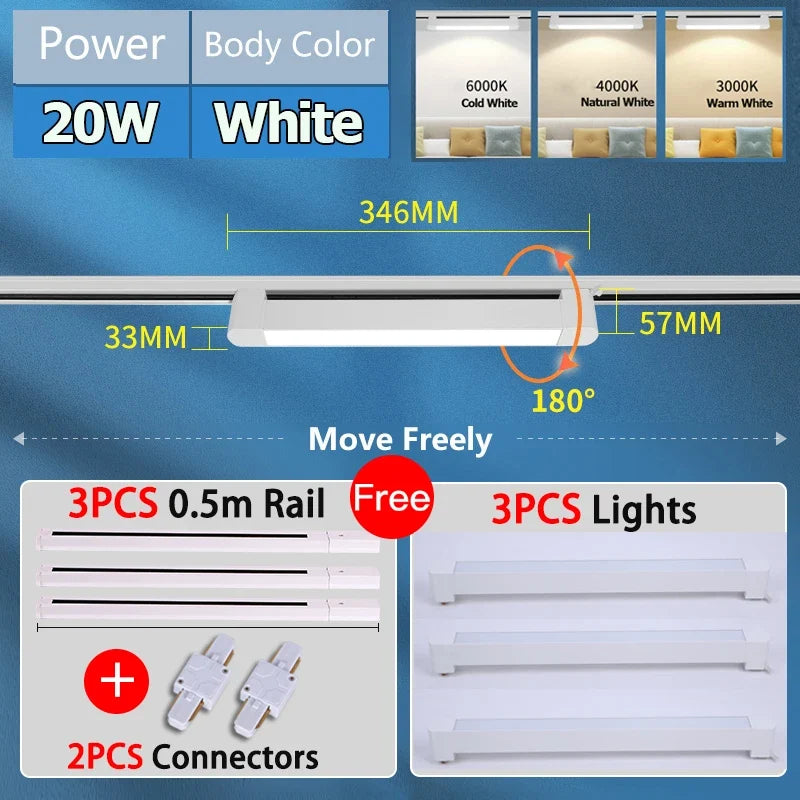 ensemble de plafonniers led pour magasin de vêtements