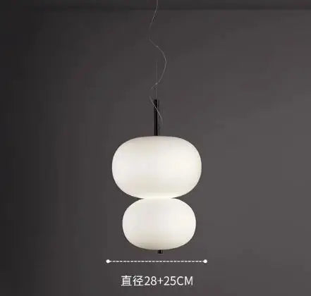 suspension design en verre pour intérieur moderne et élégant