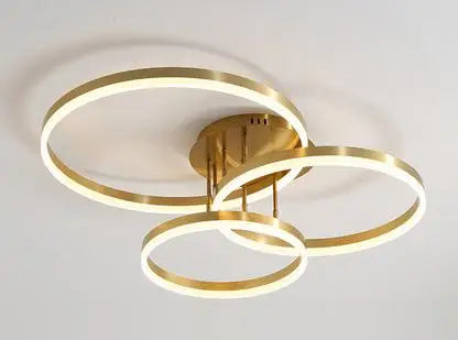 Modern LED super bright circular ceiling light in living room, Nordic restaurant light, minimalist bedroom ceiling light fixture