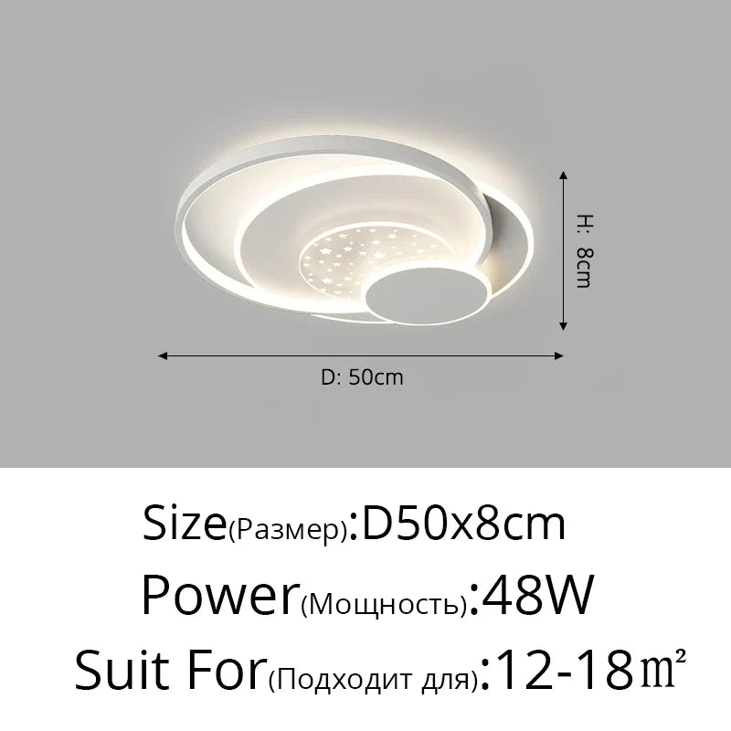 lampe de salon moderne ultra-mince led protection des yeux
