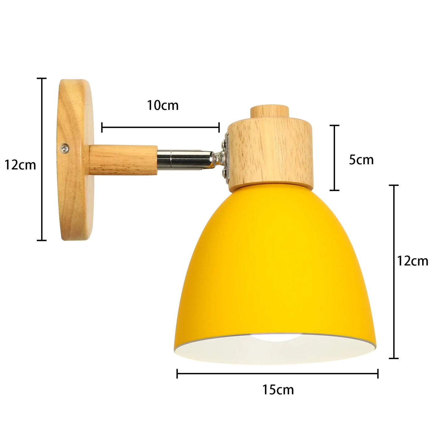 applique murale led nordique bois moderne décor maison
