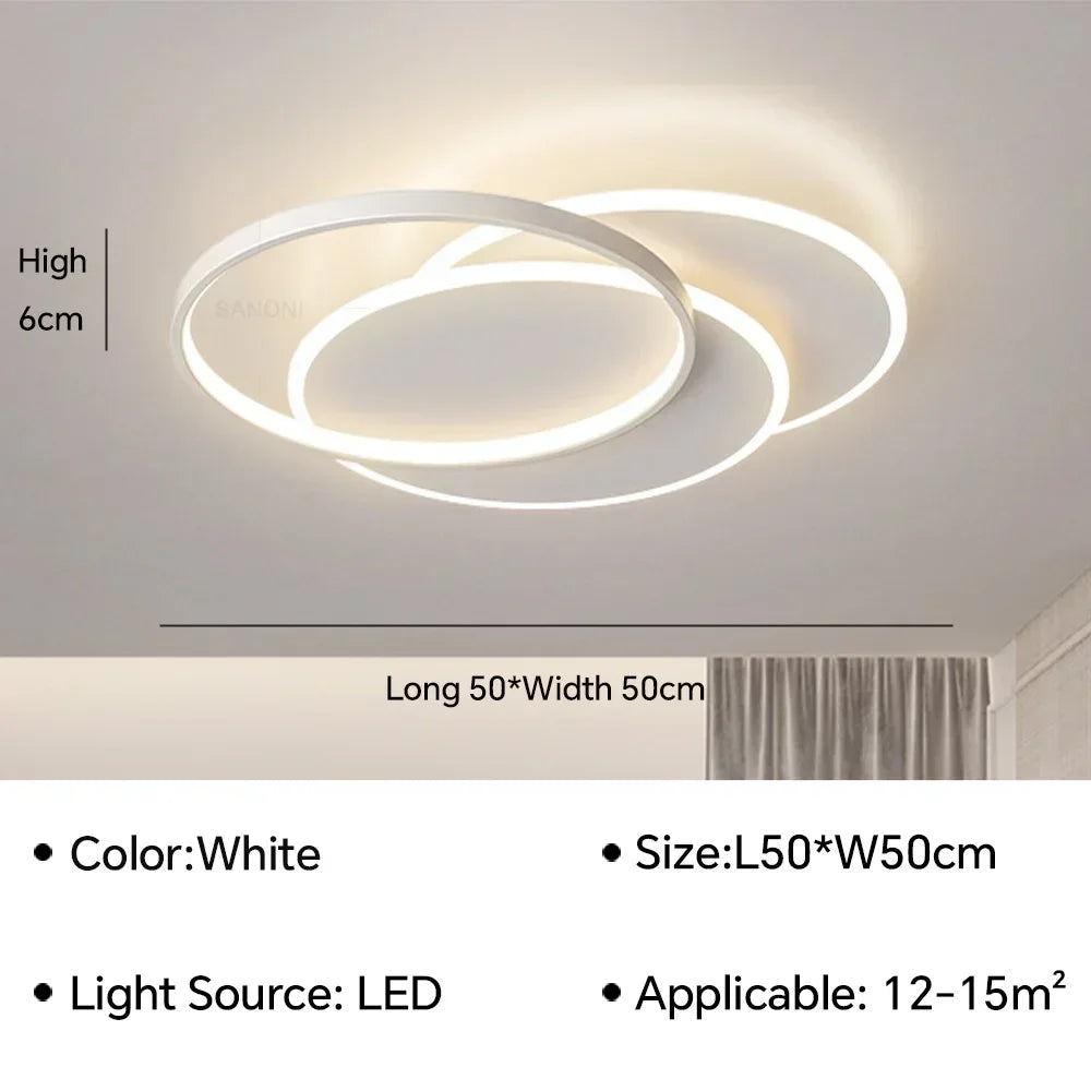 lustre moderne simple pour décoration intérieure lumineuse